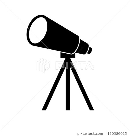 Telescope silhouette 120386015