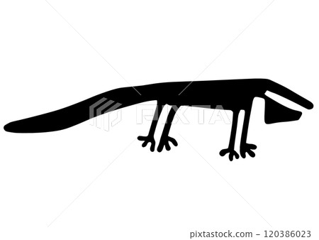 納斯卡線條鬣蜥 納斯卡線條鬣蜥 120386023