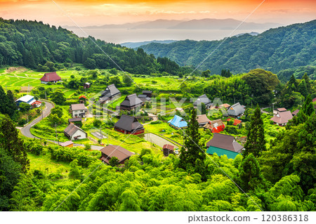 Kamiseya, Kyoto Prefecture, Japan Rural Scenery Kamiseya, Kyoto Prefecture, Japan Rural Scenery 120386318