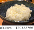 Steaming white rice 120388766