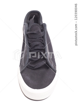 men's black sneakers with white soles 120390046