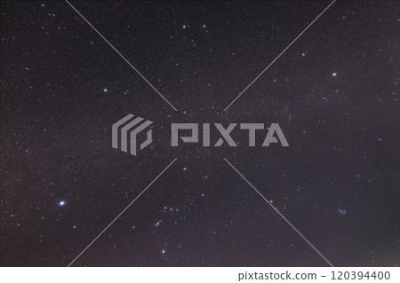 Early Spring Starry Sky: Winter Diamonds and the Winter Milky Way 120394400