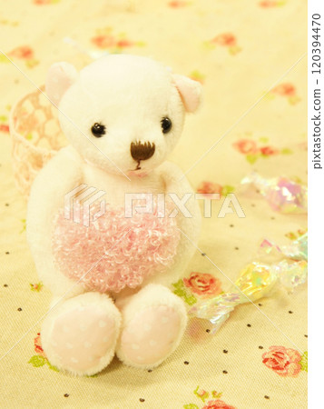 Stuffed white bear Stuffed white bear 120394470