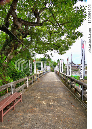 <Gifu Prefecture> Minokamo City, Oyama Kannon (Oyama Temple) Kannon Bridge over the Hida River 120394803