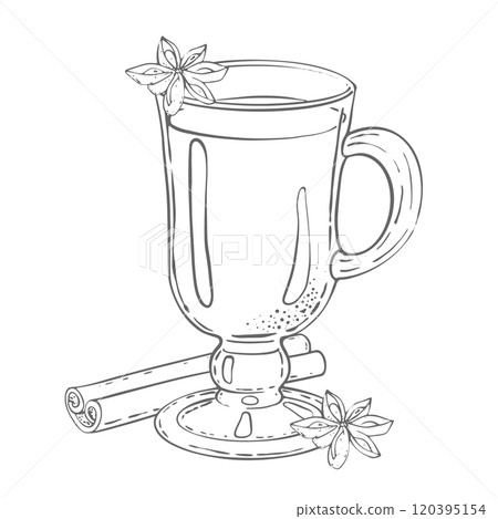 Vector mulled vine 120395154