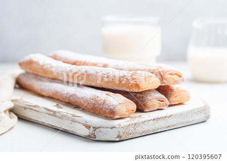 Fartons, typical sponge pastries of Valencia, Spain Fartons, typical sponge pastries of Valencia, Spain 120395607