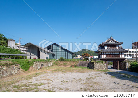 Tsushima Museum and Kaneishi Castle Tower Gate, Tsushima City, Nagasaki Prefecture Tsushima Museum and Kaneishi Castle Tower Gate, Tsushima City, Nagasaki Prefecture 120395717