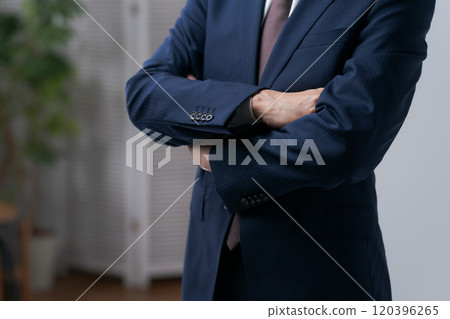 Businessman with arms folded Businessman with arms folded 120396265
