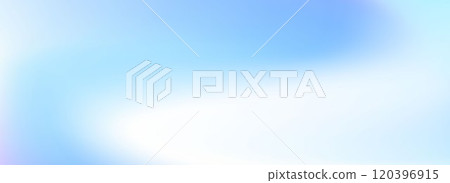 Light blue gradient background. Soft pastel winter wavy wallpaper. Smooth blurry cold color backdrop for poster, brochure, leaflet, banner, booklet. Calm water surface texture. Vector Light blue gradient background. Soft pastel winter wavy wallpaper. Smooth blurry cold color backdrop for poster, brochure, leaflet, banner, booklet. Calm water surface texture. Vector 120396915