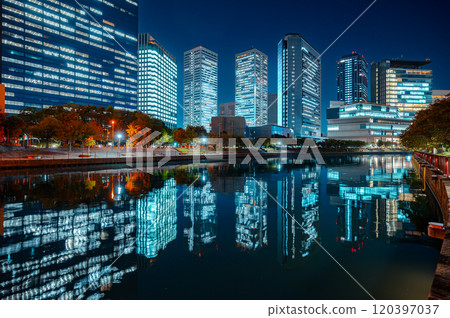 大阪水邊夜景 大阪商務公園 120397037