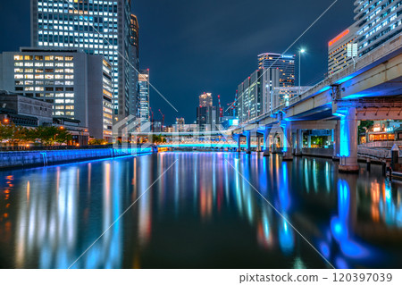 大阪水邊夜景大橋 120397039