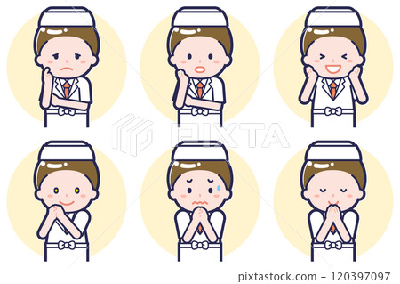 Chef male pose set_04 120397097
