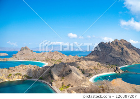 帕達爾島科莫多國家公園景觀 帕達爾島科莫多國家公園景觀 120397207