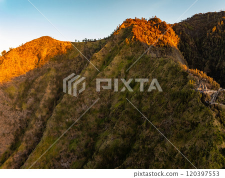 Amazing nature landscape view at East Java, Indonesia. Natural landscape background 120397553