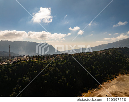 Amazing nature landscape view at East Java, Indonesia. Natural landscape background Amazing nature landscape view at East Java, Indonesia. Natural landscape background 120397558