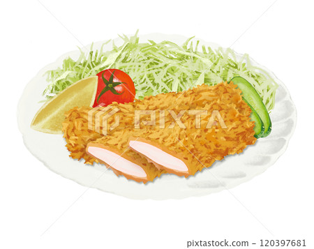 炸魷魚(配菜) 炸魷魚(配菜) 120397681