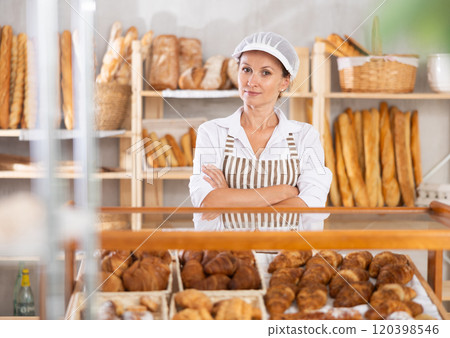 bakery, baker, woman 120398546
