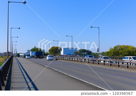 Tamadai Bridge, Joso City, Ibaraki PrefectureNovember 2024 120398567