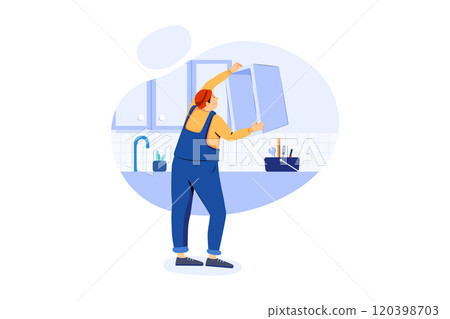 Cabinet Installation Cabinet Installation 120398703