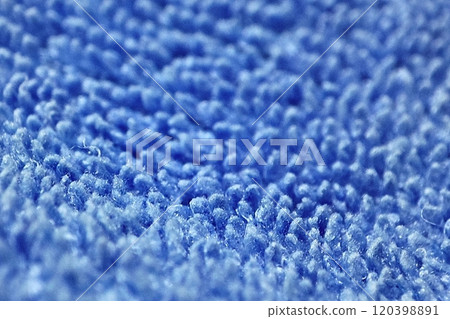 close up blue textile textured background 120398891