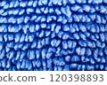 close up blue textile textured background 120398893