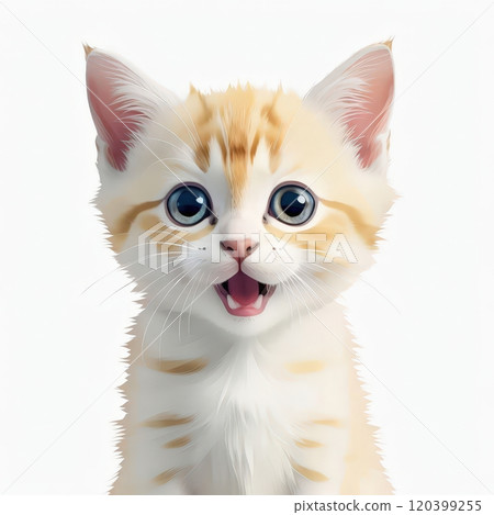 the AI Image Generator, Adorable Ginger Kitten Staring with Big Curious Eyes the AI Image Generator, Adorable Ginger Kitten Staring with Big Curious Eyes 120399255