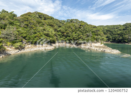 View from a sightseeing boat in Sasebo, Nagasaki Prefecture View from a sightseeing boat in Sasebo, Nagasaki Prefecture 120400752