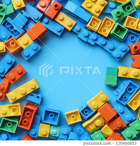 lego background with copyspace 120400853