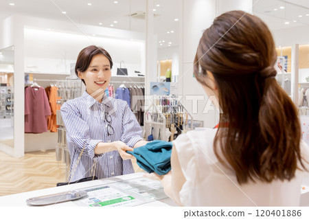 boutique checkout scene 120401886