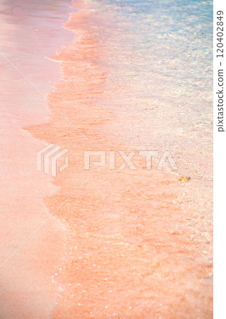 Pink Beach Sand, Komodo National Park, Indonesia 120402849