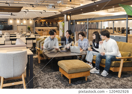 People working in the designer office People working in the designer office 120402926