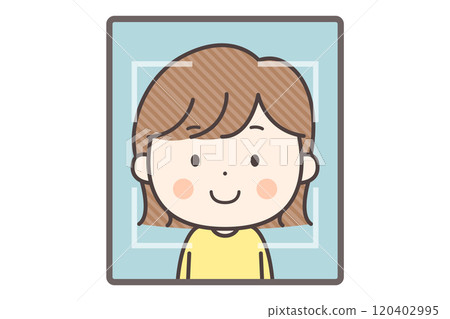 一名女子正在進行臉部識別 120402995