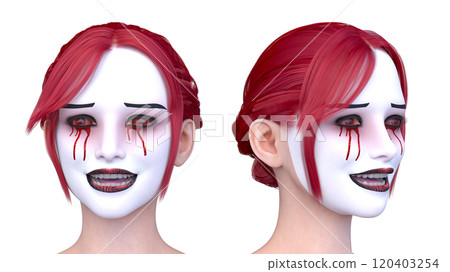 Horror make-up ladies Horror make-up ladies 120403254
