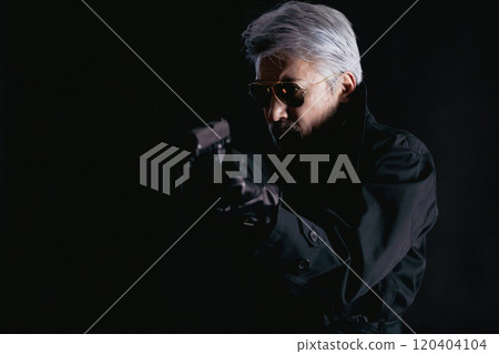 Detective, assassin, detective, operative image Detective, assassin, detective, operative image 120404104