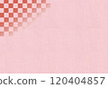 新年賀卡背景粉紅日本紙 120404857