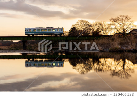 Hongo, Kakegawa City, Shizuoka Prefecture Tenryu Hamanako Railway and scenery along the line 120405158