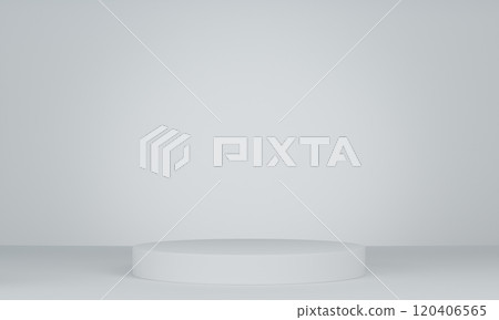 Abstract Podium minimal geometric white and gold.3D rendering Abstract Podium minimal geometric white and gold.3D rendering 120406565