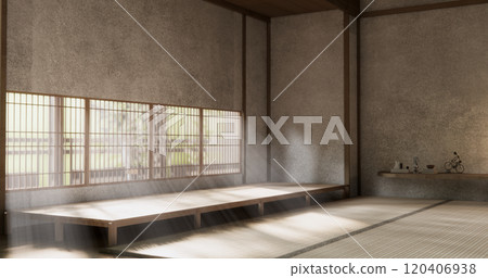 Muji style Empty modern japanese room minimal. 120406938