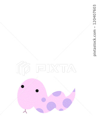 蛇年賀年片材料D-1 120407603