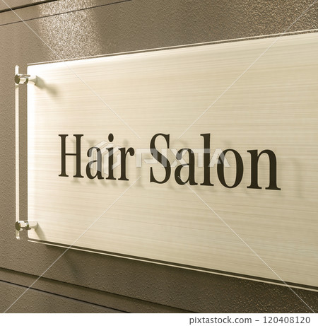 美髮沙龍壓克力標誌 120408120