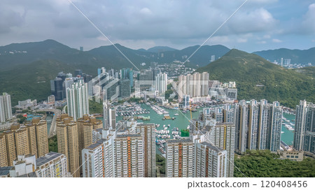Scenic Aberdeen South Typhoon Shelter Hong Kong Nov 16 2024 120408456