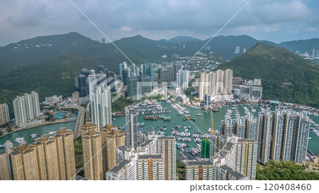 Scenic Aberdeen South Typhoon Shelter Hong Kong Nov 16 2024 120408460