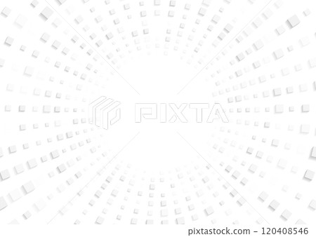 White small square dots abstract circular background White small square dots abstract circular background 120408546