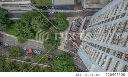 Wong Chuk Hang Industrial Area in Hong Kong Nov 16 2024 120408608