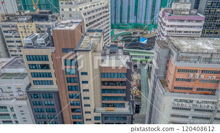 Wong Chuk Hang Industrial Area in Hong Kong Nov 16 2024 Wong Chuk Hang Industrial Area in Hong Kong Nov 16 2024 120408612