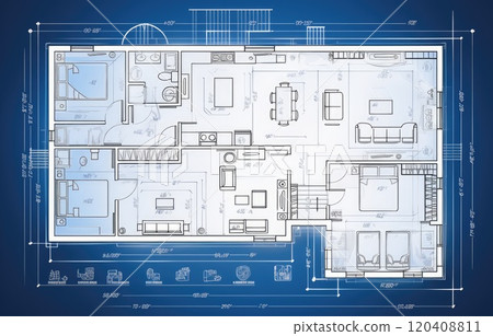 Interior design, home project and house architecture plan Interior design, home project and house architecture plan 120408811