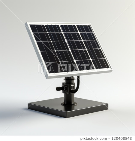 Photovoltaic solar panels isolated from the white background Photovoltaic solar panels isolated from the white background 120408848