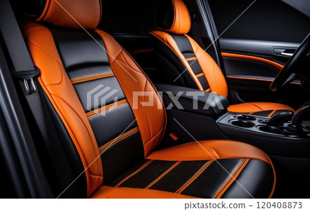 car interior with cushion seats car interior with cushion seats 120408873