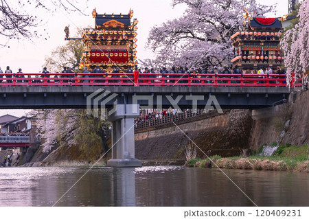 240414 Spring Takayama Festival Evening Festival Illustration 5g054 120409231