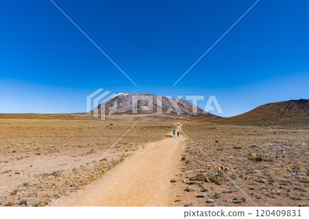 Climbing Mount Kilimanjaro in Tanzania 120409831